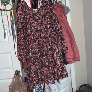 Floral Long Sleeve Dress